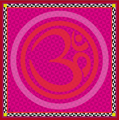 IBIZASPIRIT Scarf "Om" - pure silk